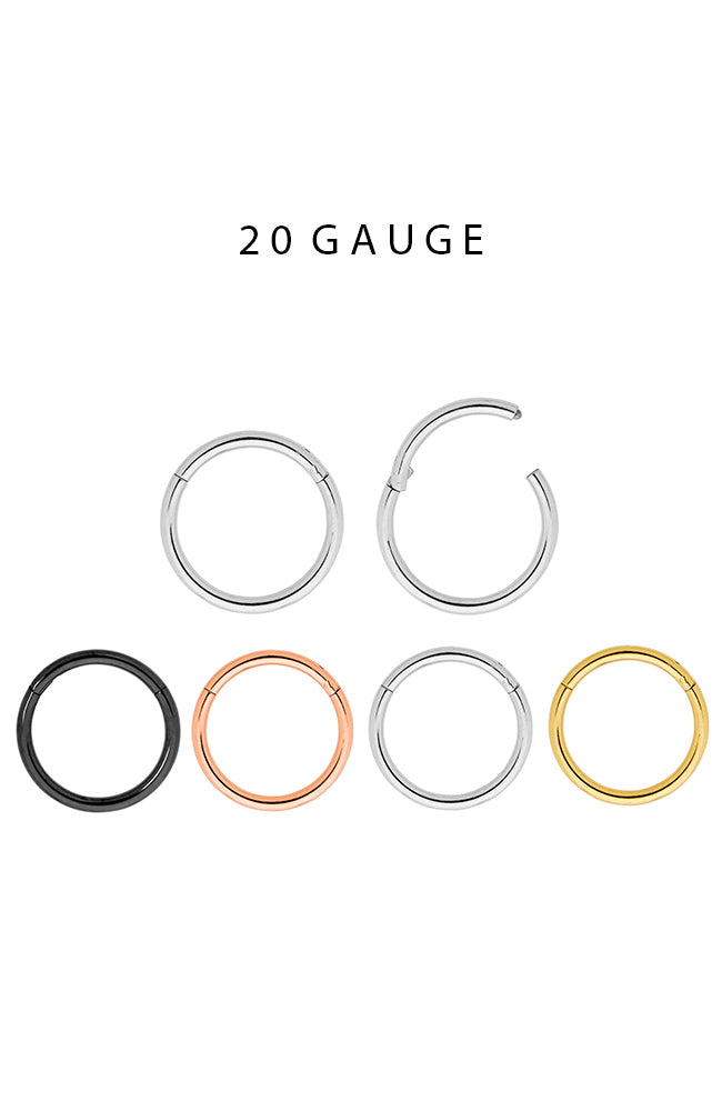20 Gauge Hinged Ring
