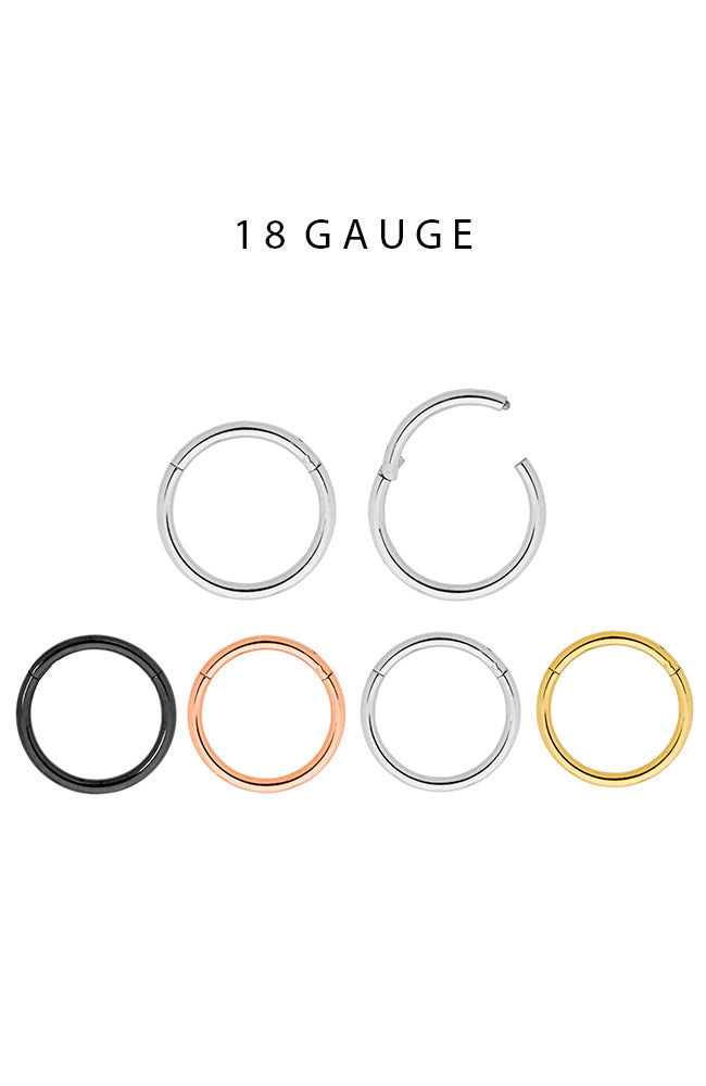 18 Gauge Hinged Ring
