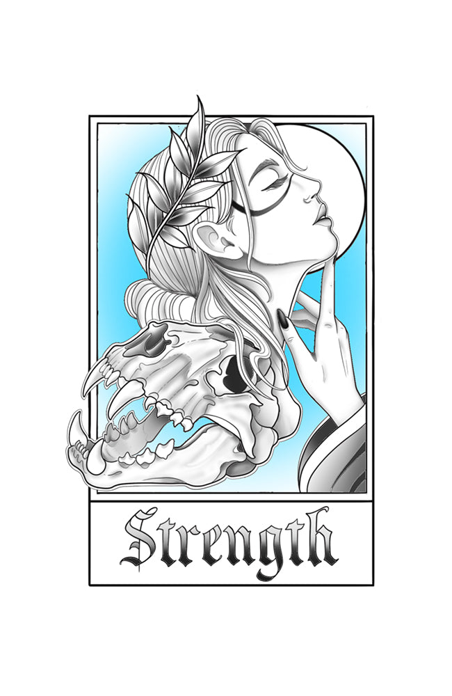 Tarot Card STRENGTH - ARTIST: SIENNA