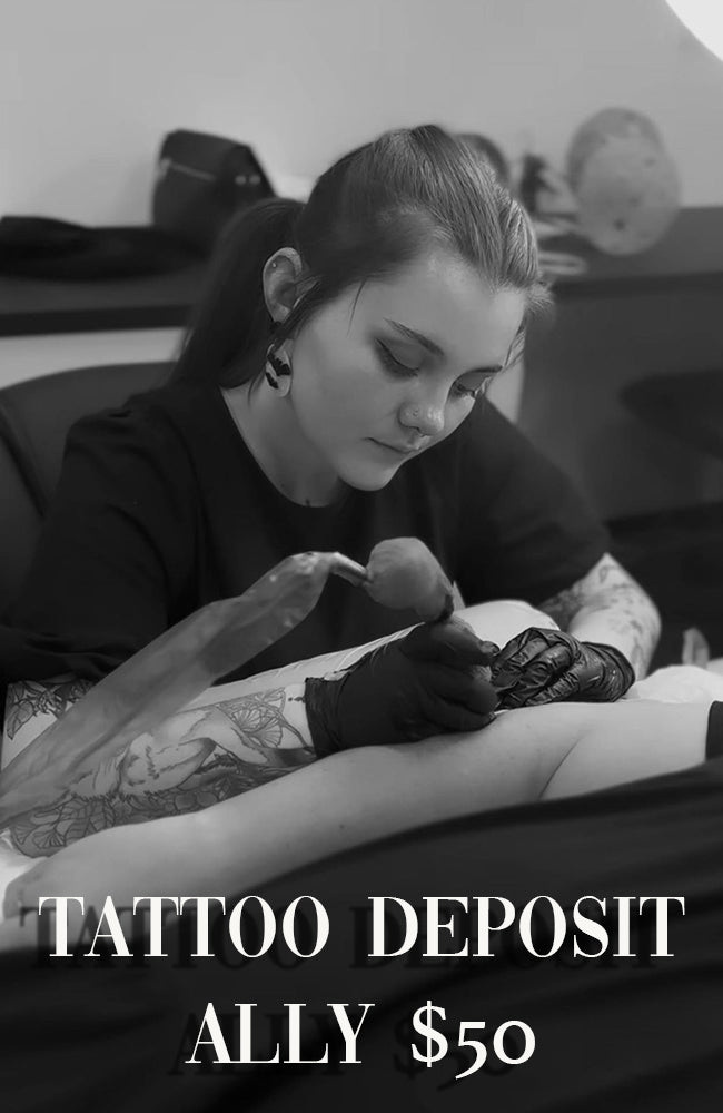Tattoo Deposit - Ally Green (ONLY VALID IF YOU HAVE AN APPOINTMENT WITH ALLY)