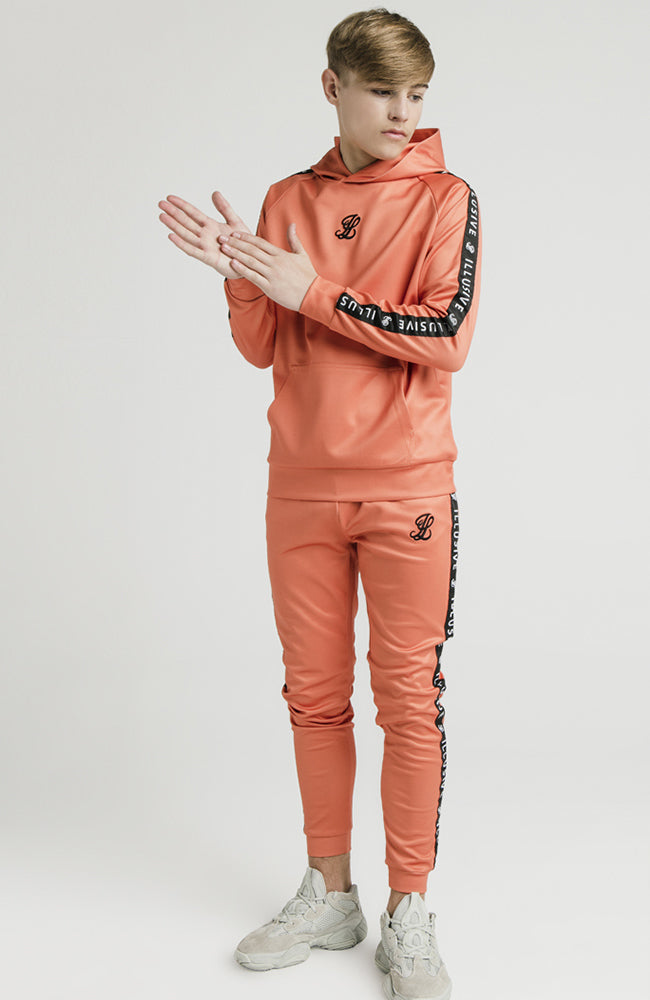 Illusive London Taped Overhead Hoodie - Orange