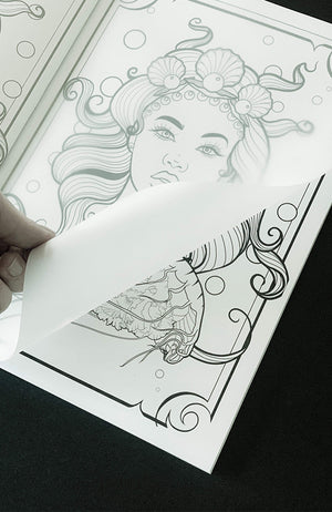 Uncut Diamond Colouring Book - By Cristen Brunner