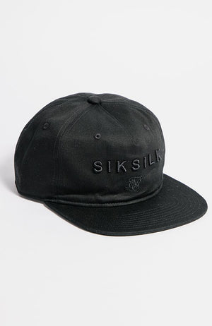 Siksilk Cotton Snapback - Black