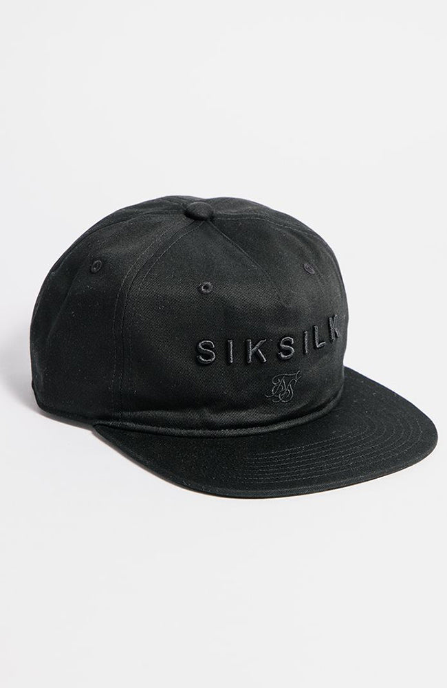 Siksilk Cotton Snapback - Black