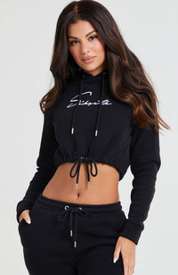 Siksilk Essential Cropped Hoodie
