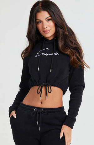 Siksilk Essential Cropped Hoodie