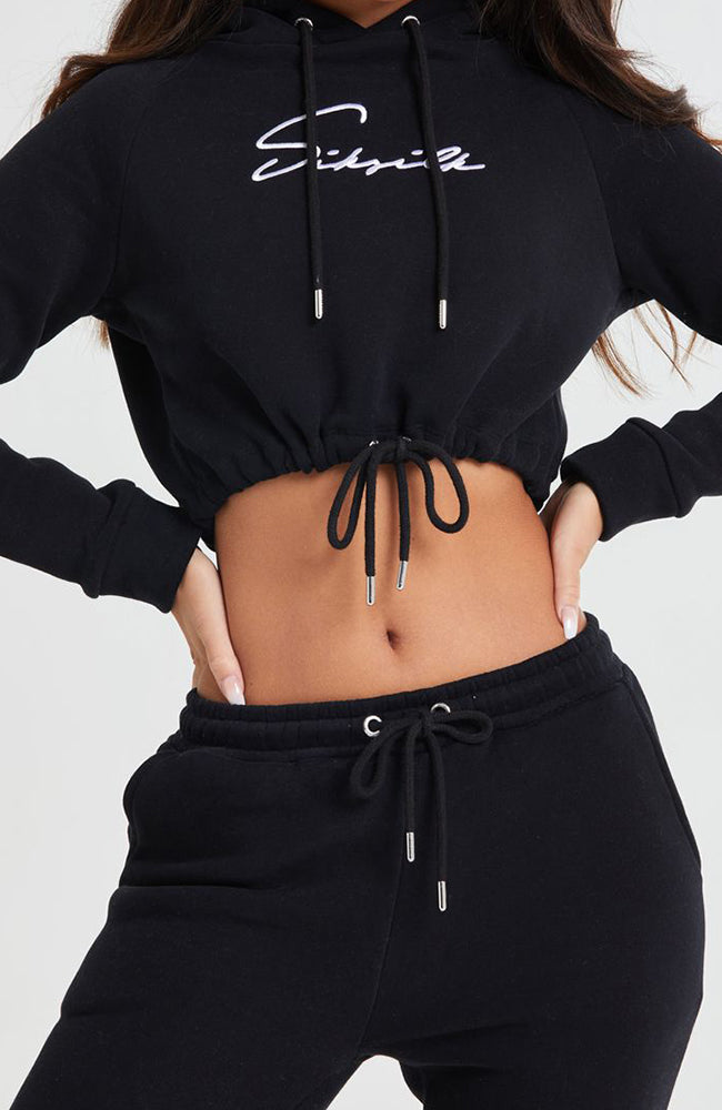 Siksilk Essential Cropped Hoodie