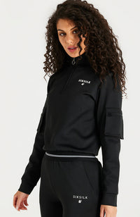 Siksilk Supremacy Cargo Quarter Zip Jumper
