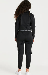 Siksilk Supremacy Cargo Quarter Zip Jumper