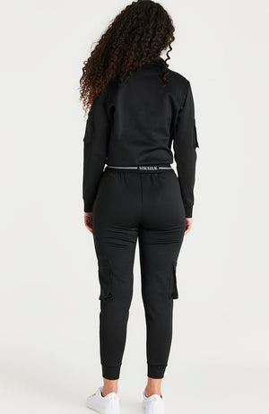 Siksilk Supremacy Cargo Quarter Zip Jumper