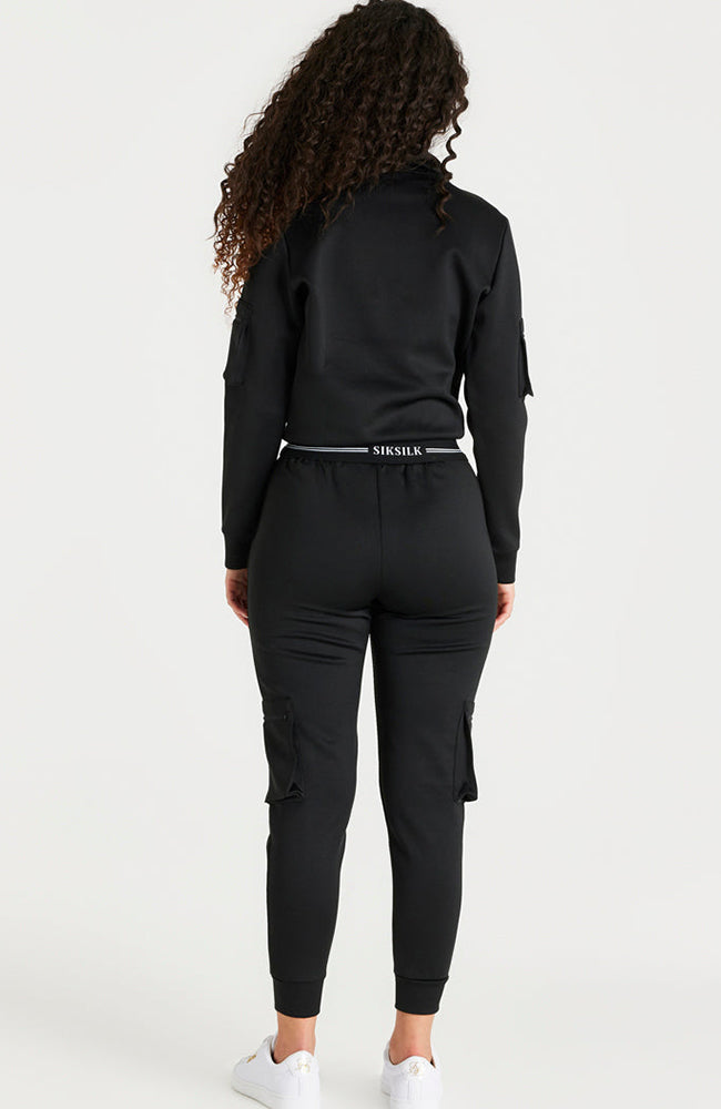 Siksilk Supremacy Cargo Quarter Zip Jumper