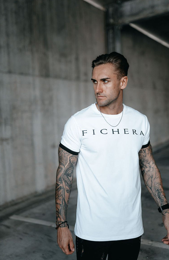 Fichera Luxe Slim Fit T-Shirt - White