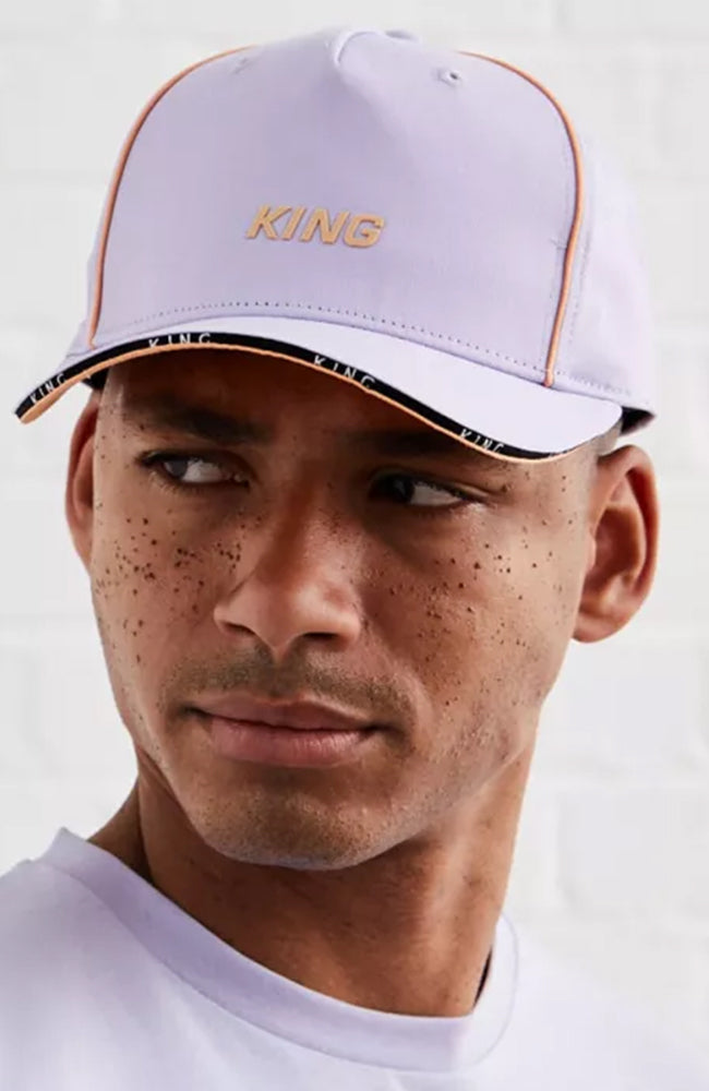King Apparel Curved Peak Cap - Lavender