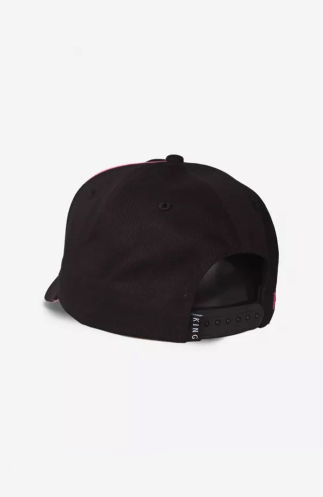 King Apparel Stepney Curved Peak Cap - Black