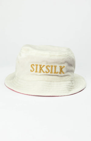 Siksilk Reversible Bucket Hat - Pink/Ecru