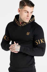 Siksilk Dynamic Overhead Hoodie - Black