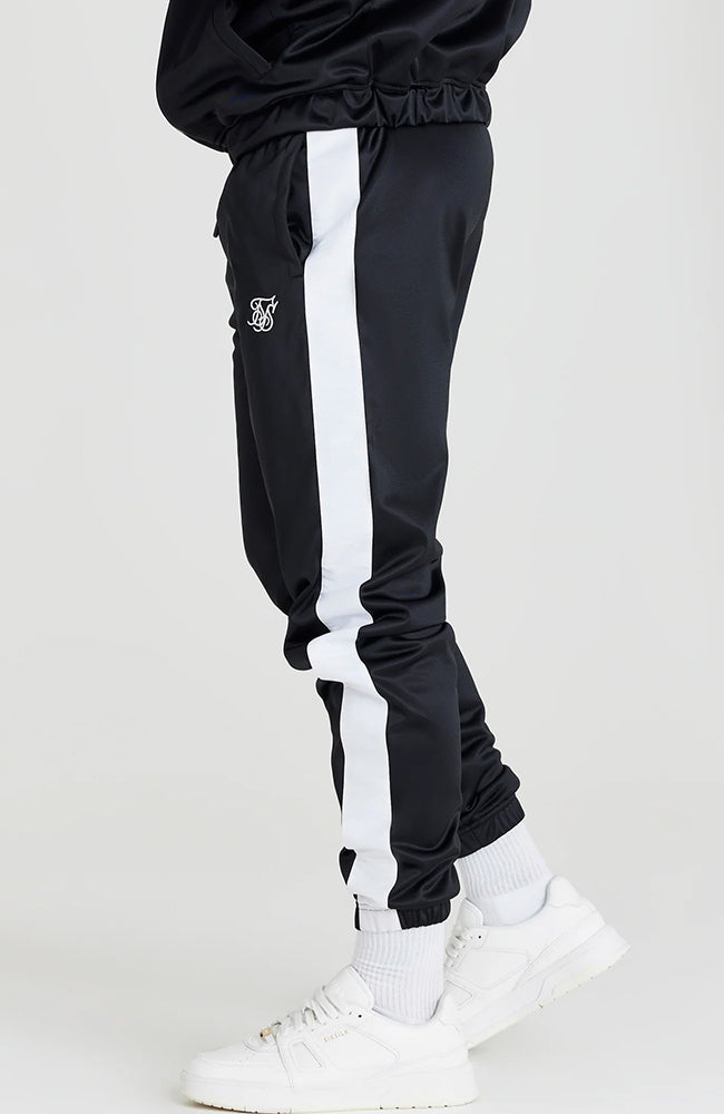 Siksilk Black Tape Thru Track Pant - Black