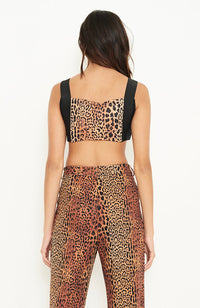 Nana Judy Viper Crop - Leopard