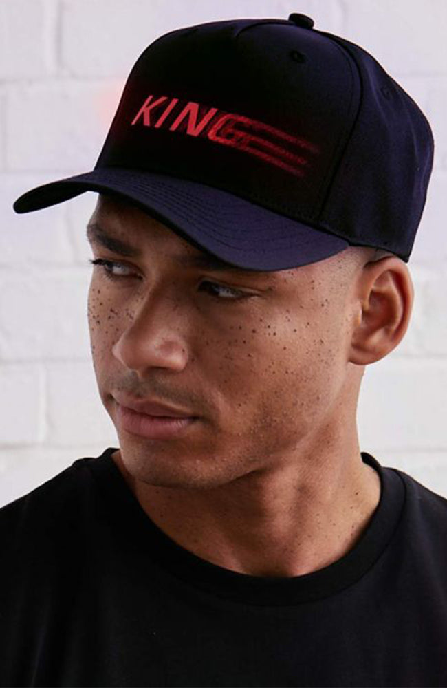 King Apparel Tennyson Curved Peak - Ink