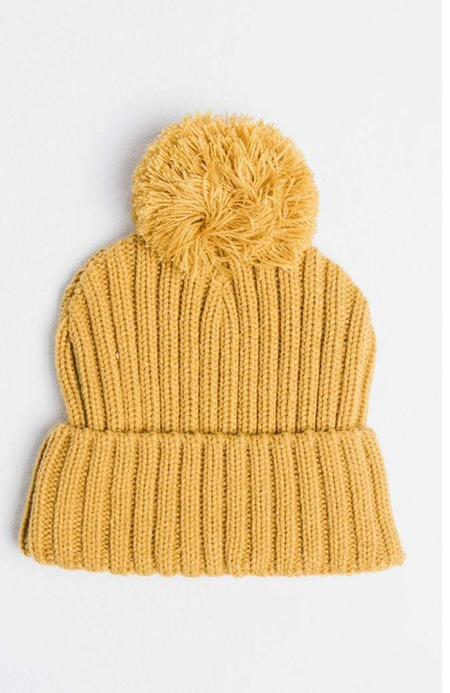 Siksilk Bobby Knit Beanie - Mustard