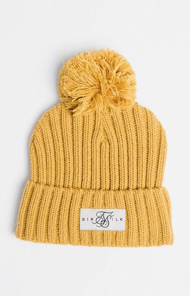 Siksilk Bobby Knit Beanie - Mustard