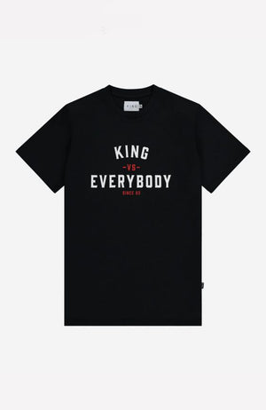King Apparel Whitechapel Varsity T-Shirt - Black