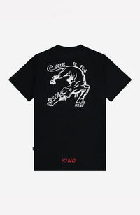 King Apparel Whitechapel Varsity T-Shirt - Black