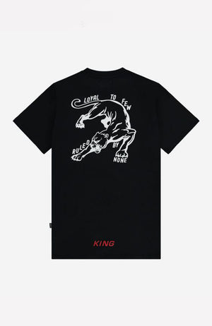 King Apparel Whitechapel Varsity T-Shirt - Black