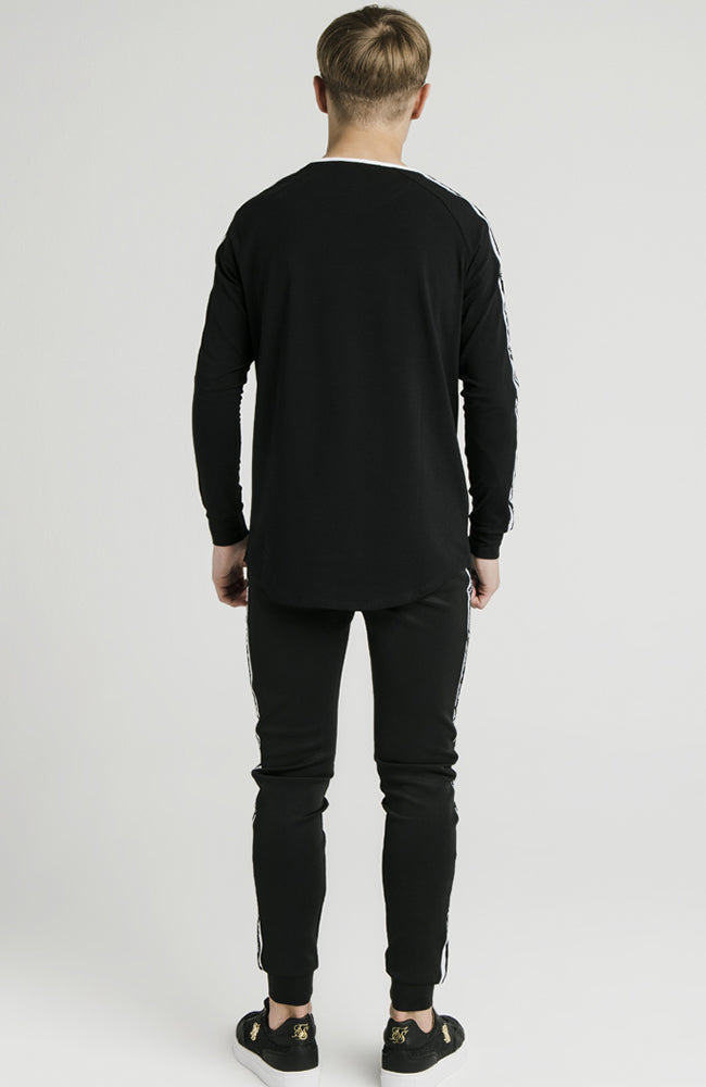 Illusive London Taped Long Sleeve Tee - Black