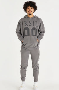 Siksilk Relaxed Fit Cuff Jogger - Grey