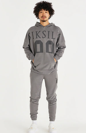 Siksilk Relaxed Fit Cuff Jogger - Grey