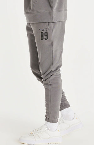 Siksilk Relaxed Fit Cuff Jogger - Grey