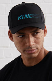 King Apparel Tennyson Curved Peak - Black