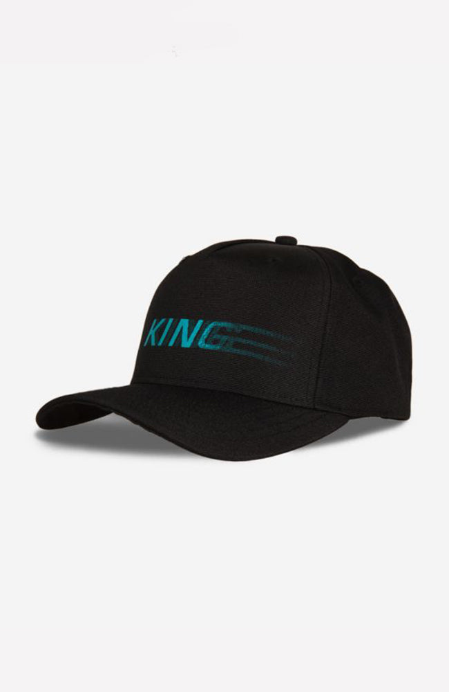 King Apparel Tennyson Curved Peak - Black